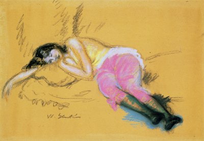 Girl Asleep by William James Glackens